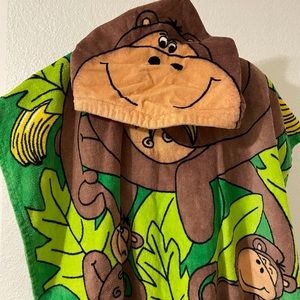 Children’s Bath Monkey Cover Up